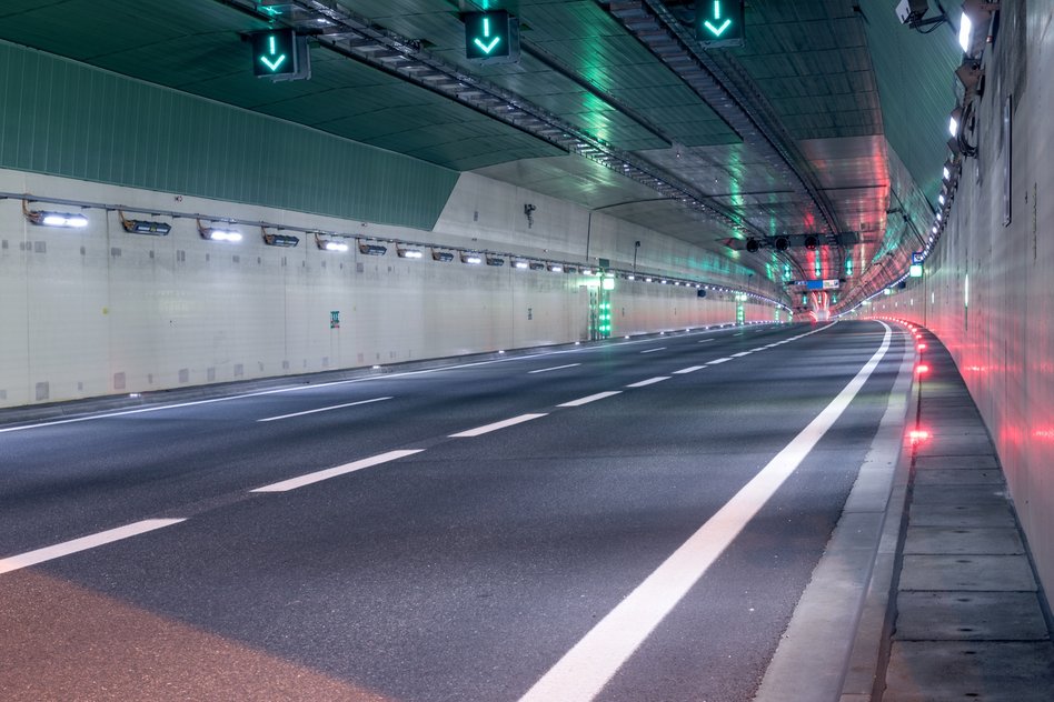 Fertiggestellter Tunnel