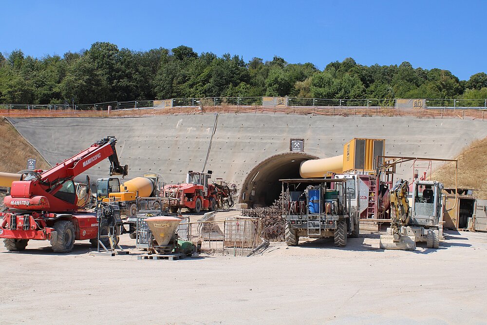 B427 Umgehung Bad Bergzabern BW 6913 516 Tunnel Rohbau Bild